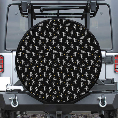 Cute Mummy Pattern Print Tire Cover