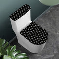Cute Mummy Pattern Print Toilet Lid And Tank Cover Set