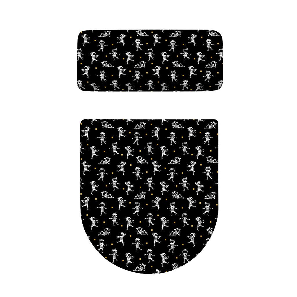 Cute Mummy Pattern Print Toilet Lid And Tank Cover Set