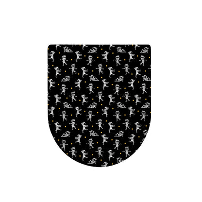 Cute Mummy Pattern Print Toilet Lid Cover
