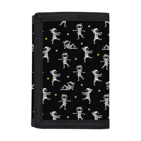 Cute Mummy Pattern Print Trifold Wallet