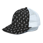 Cute Mummy Pattern Print White Mesh Trucker Cap