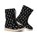 Cute Mummy Pattern Print Winter Boots