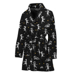 Cute Mummy Pattern Print Women's Bathrobe