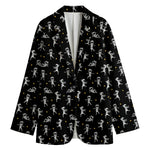 Cute Mummy Pattern Print Women's Blazer