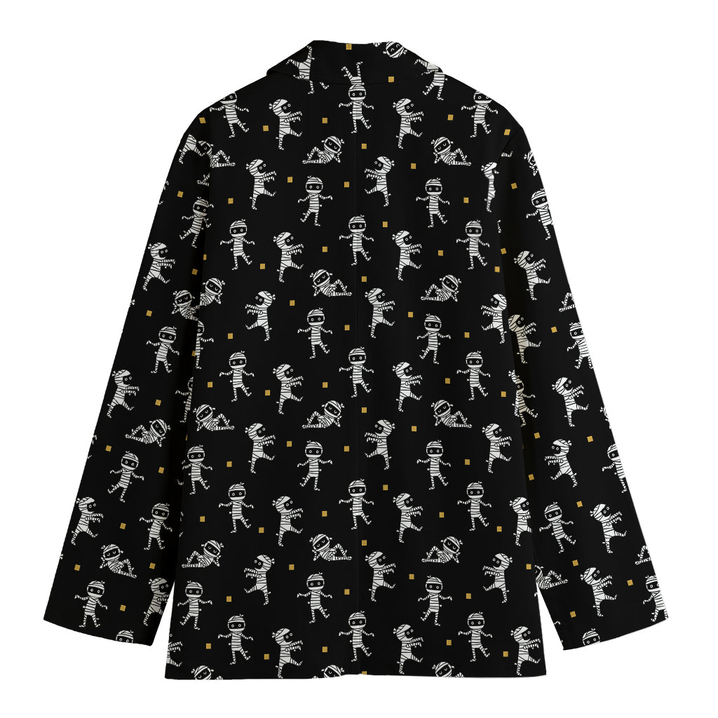 Cute Mummy Pattern Print Women's Blazer