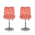 Cute Mushroom Pattern Print Bar Stool Covers