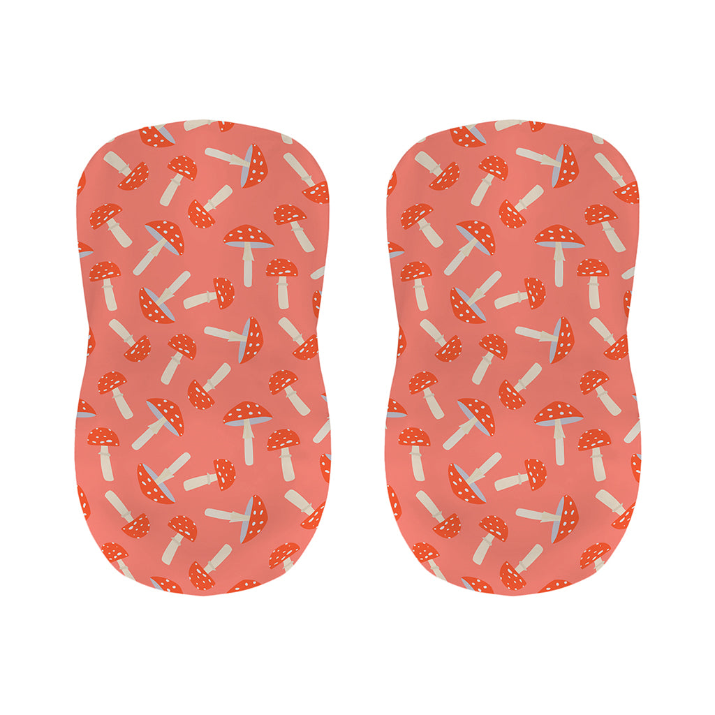 Cute Mushroom Pattern Print Bar Stool Covers