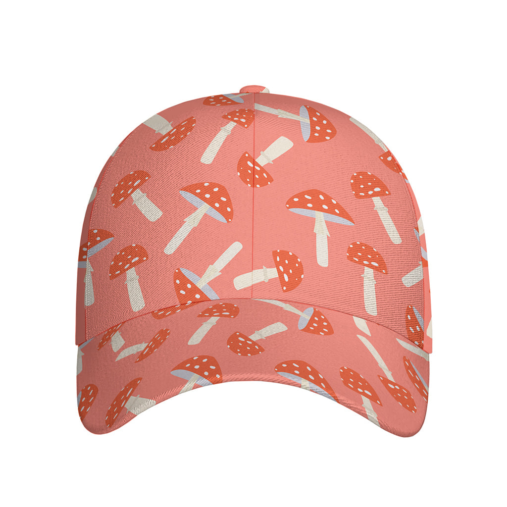 Cute Mushroom Pattern Print Baseball Cap