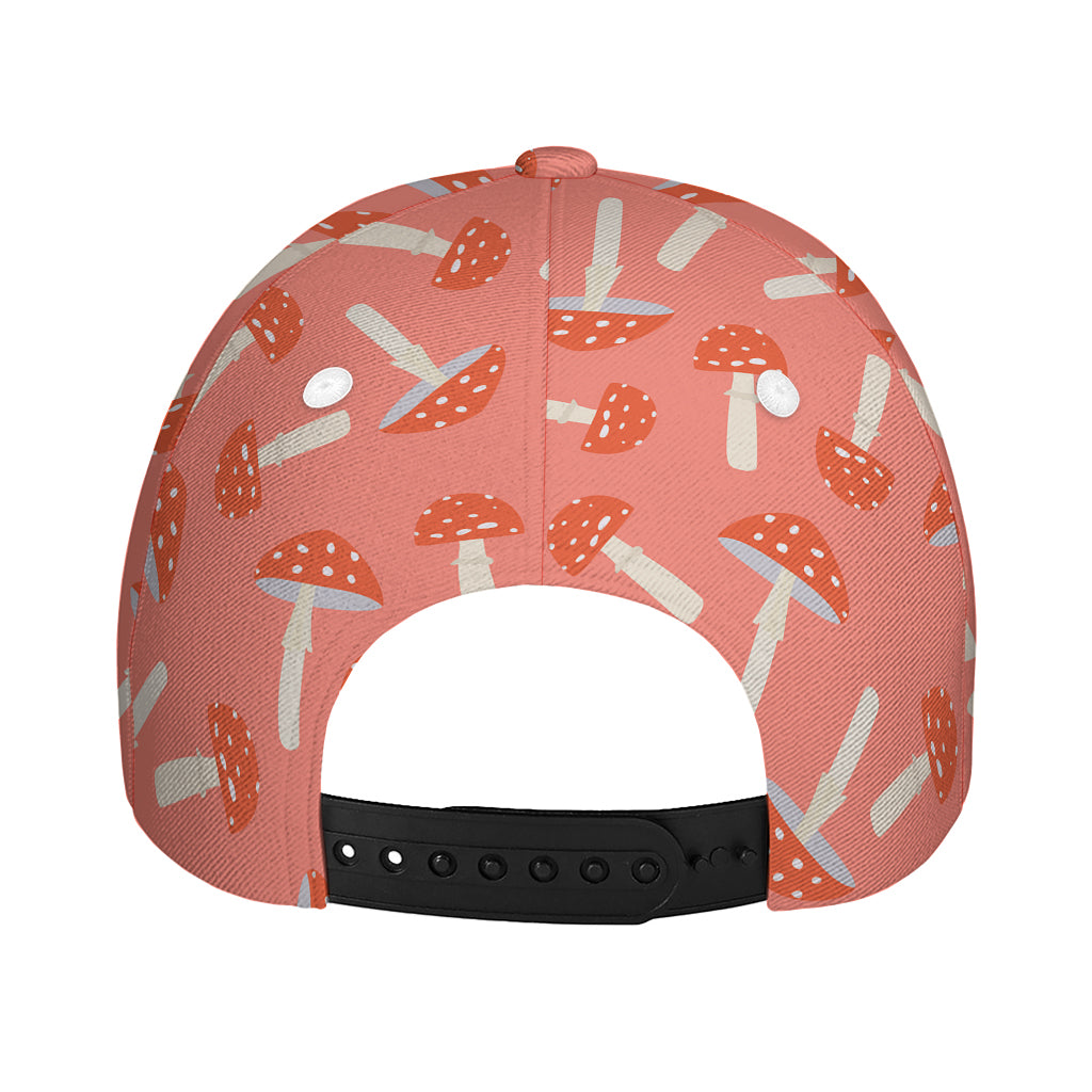 Cute Mushroom Pattern Print Baseball Cap