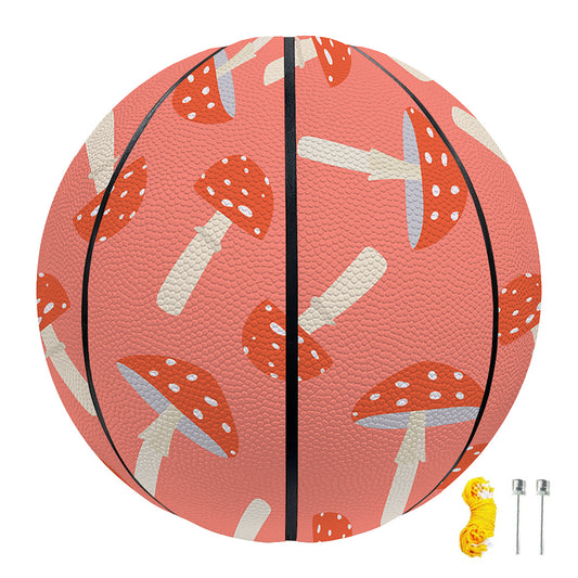 Cute Mushroom Pattern Print Basketball