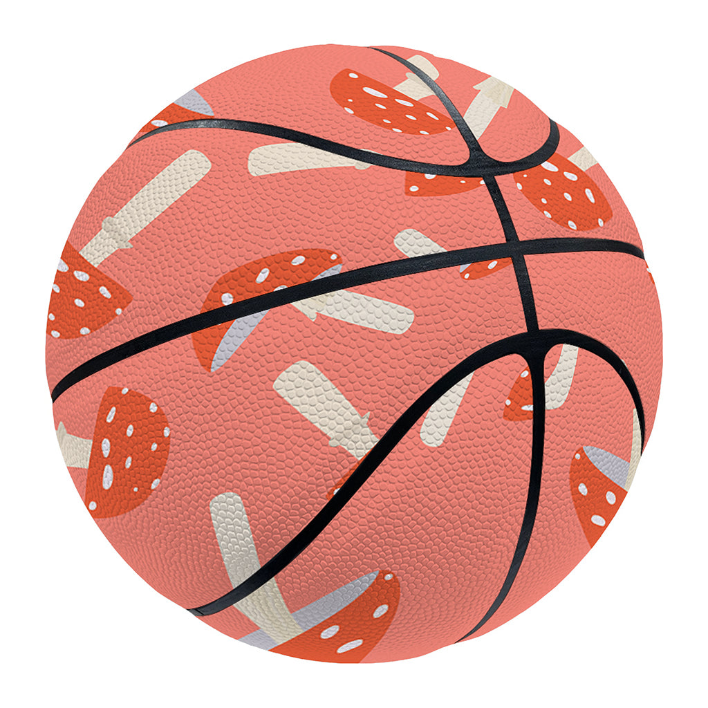 Cute Mushroom Pattern Print Basketball