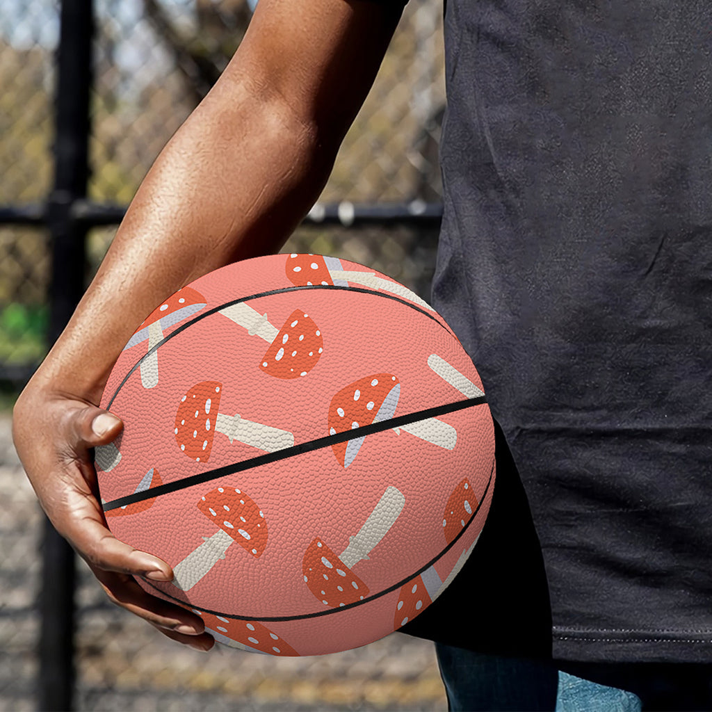 Cute Mushroom Pattern Print Basketball