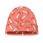 Cute Mushroom Pattern Print Beanie