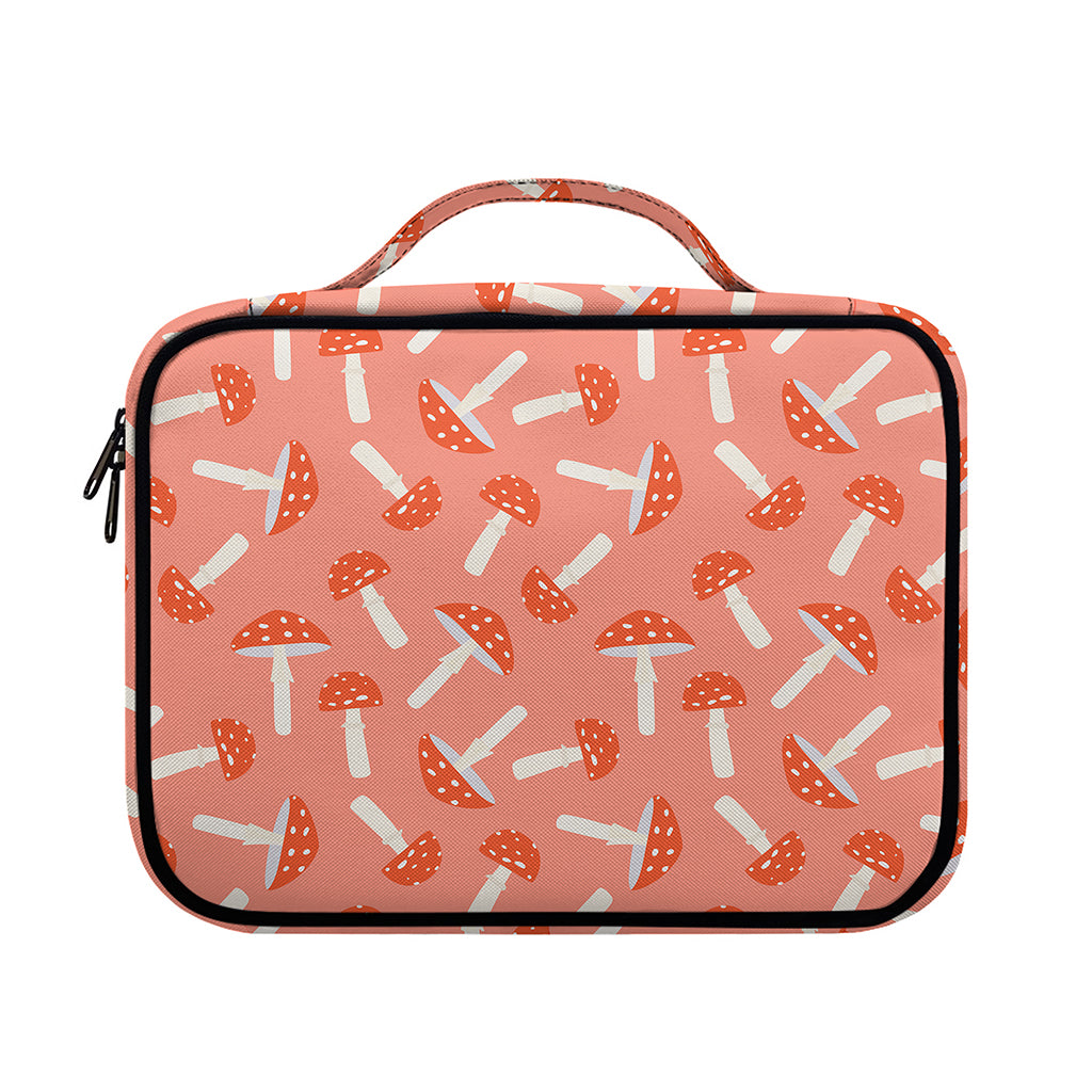 Cute Mushroom Pattern Print Briefcase Bible Bag