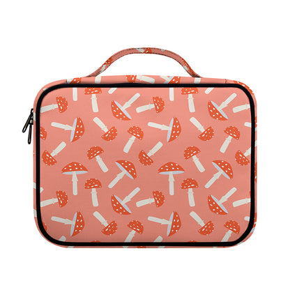Cute Mushroom Pattern Print Briefcase Bible Bag