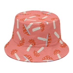 Cute Mushroom Pattern Print Bucket Hat