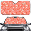 Cute Mushroom Pattern Print Car Windshield Sun Shade