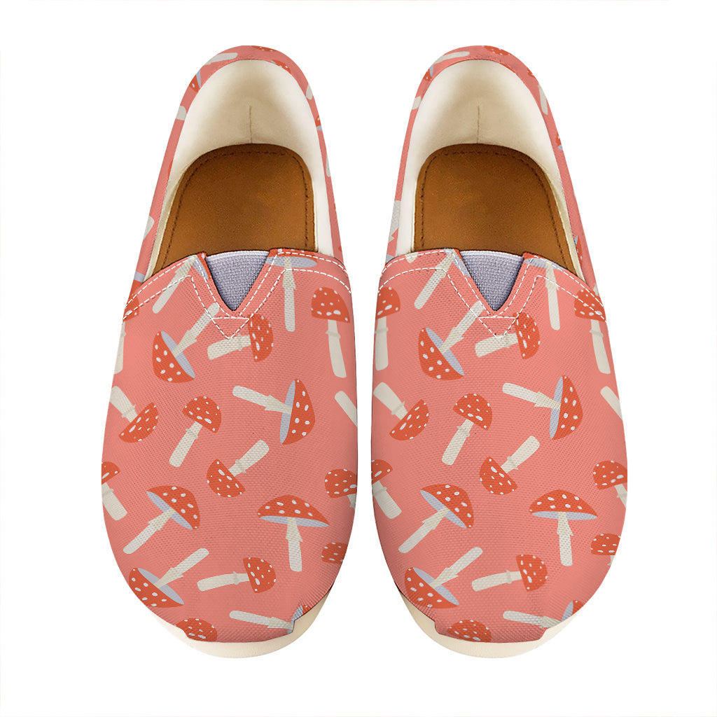 Cute Mushroom Pattern Print Casual Shoes