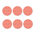 Cute Mushroom Pattern Print Coaster Set