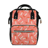 Cute Mushroom Pattern Print Diaper Bag