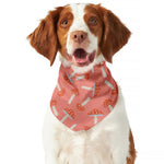 Cute Mushroom Pattern Print Dog Bandana