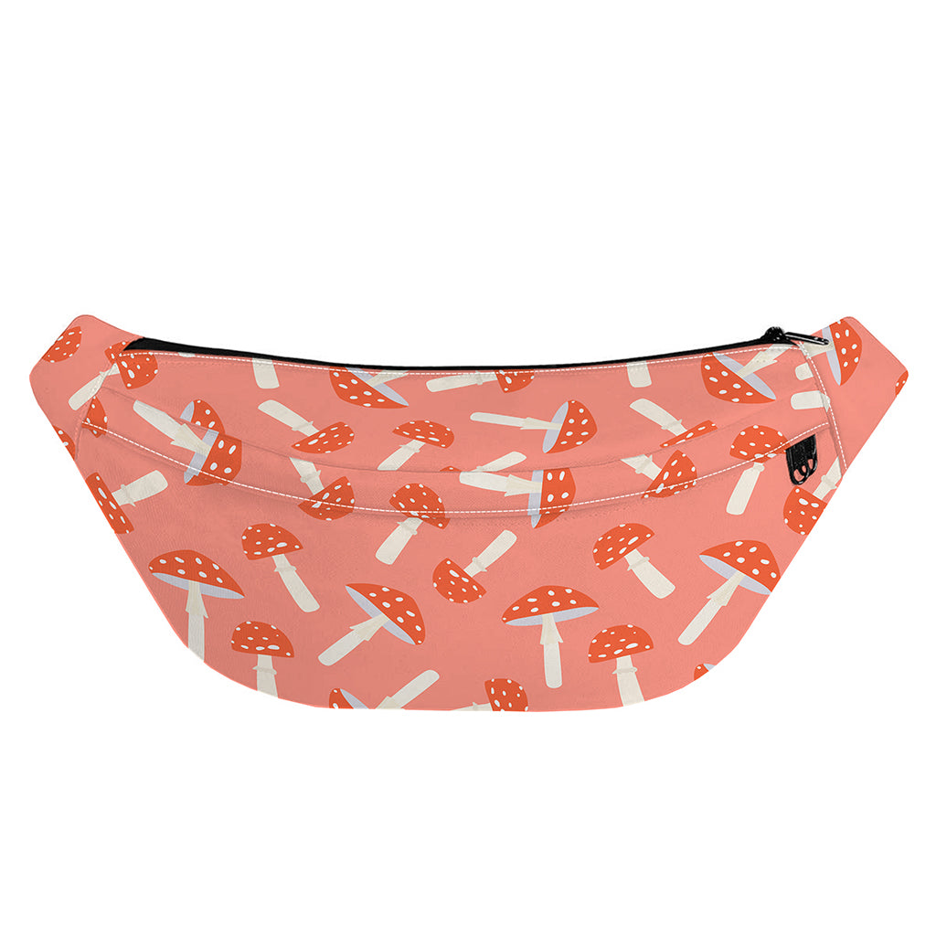 Cute Mushroom Pattern Print Fanny Pack