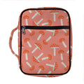 Cute Mushroom Pattern Print Front Pocket Bible Bag