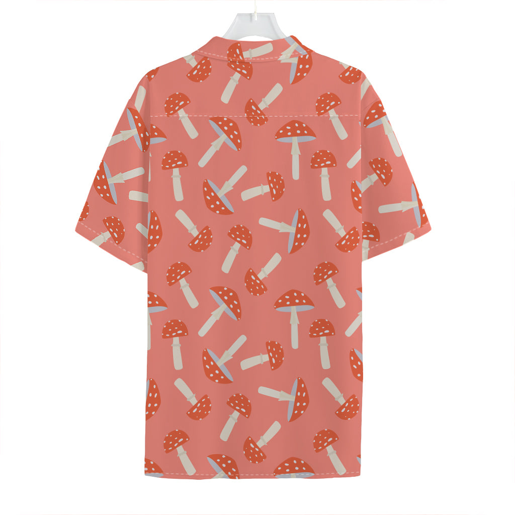 Cute Mushroom Pattern Print Hawaiian Shirt