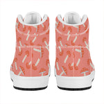 Cute Mushroom Pattern Print High Top Leather Sneakers