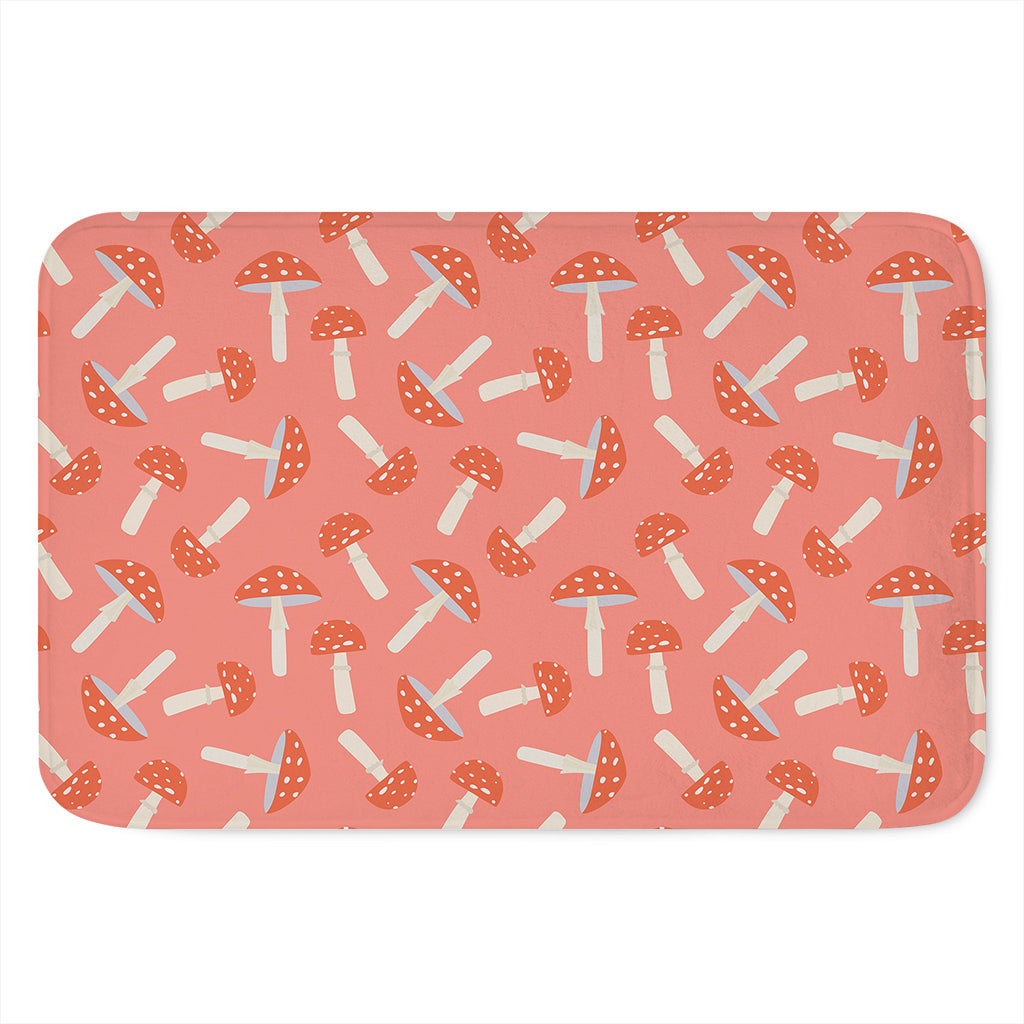Cute Mushroom Pattern Print Indoor Door Mat