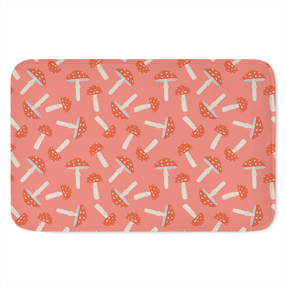 Cute Mushroom Pattern Print Indoor Door Mat