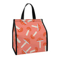 Cute Mushroom Pattern Print Insulated Lunch Tote