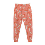 Cute Mushroom Pattern Print Jogger Pants