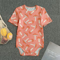 Cute Mushroom Pattern Print Men's Bodysuit