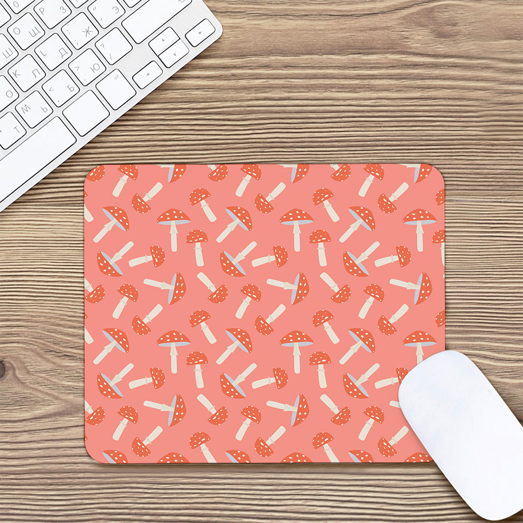 Cute Mushroom Pattern Print Mouse Pad
