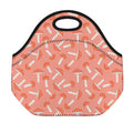 Cute Mushroom Pattern Print Neoprene Lunch Bag