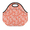 Cute Mushroom Pattern Print Neoprene Lunch Bag