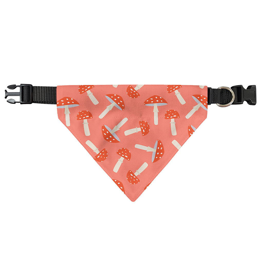 Cute Mushroom Pattern Print Over The Collar Dog Bandana
