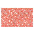 Cute Mushroom Pattern Print Polyester Doormat