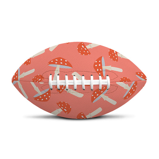 Cute Mushroom Pattern Print Rugby Ball