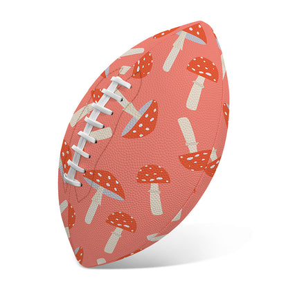 Cute Mushroom Pattern Print Rugby Ball