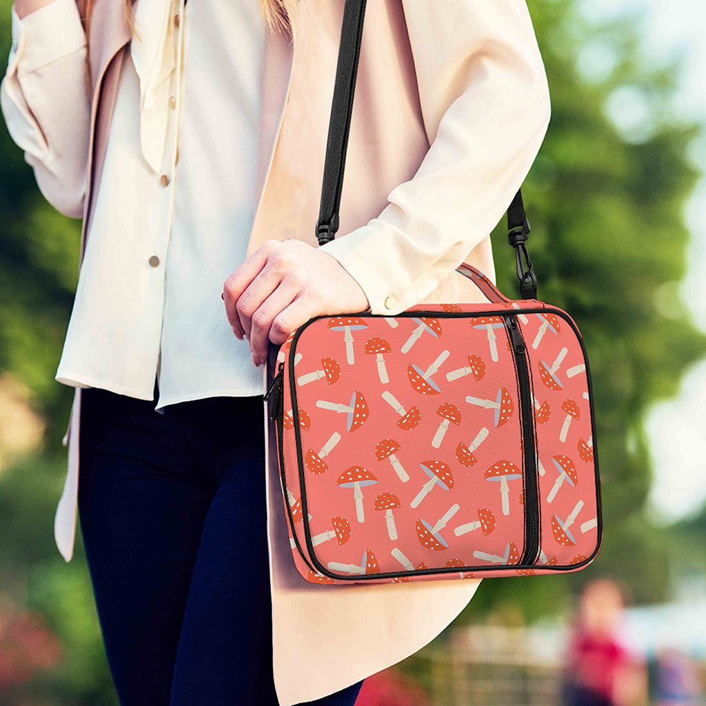 Cute Mushroom Pattern Print Shoulder Strap Bible Bag