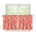 Cute Mushroom Pattern Print Tier Curtains