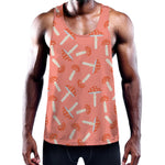 Cute Mushroom Pattern Print Training Tank Top