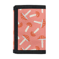 Cute Mushroom Pattern Print Trifold Wallet