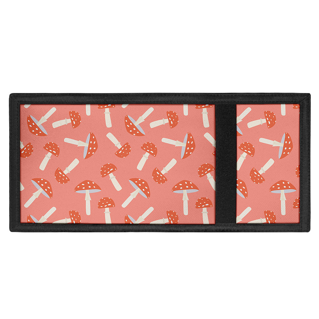 Cute Mushroom Pattern Print Trifold Wallet