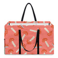 Cute Mushroom Pattern Print Utility Tote Bag
