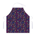 Cute Music Notes Pattern Print Adjustable Apron