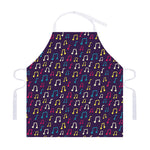 Cute Music Notes Pattern Print Adjustable Apron